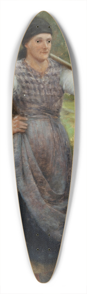Robert Koehler - The Bohemian Peasant Girl 39.3 inch art pintail longboard deck