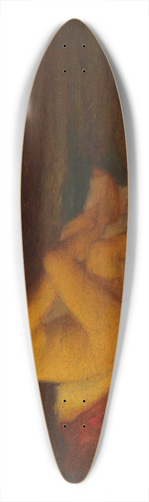 Robert Loftin Newman - A Bather 39.3 inch art pintail longboard deck Robert Loftin Newman - A Bather 39.3 inch art pintail longboard deck