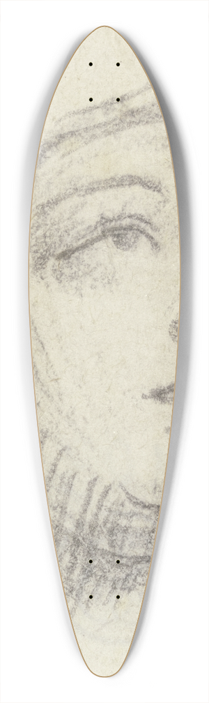 Robert Nanteuil - Eine Frau, emporblickend 39.3 inch art pintail longboard deck
