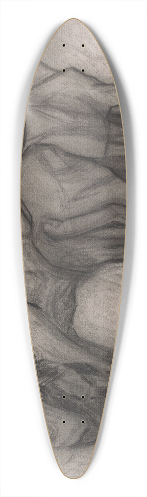Robert Polhill Bevan - Study for Mare and Foal, Lytchetts, Clayhidon 39.3 inch art pintail longboard deck