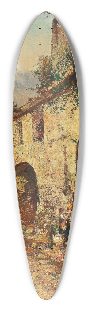 Robert Russ - Hof in Weissenkirchen 39.3 inch art pintail longboard deck