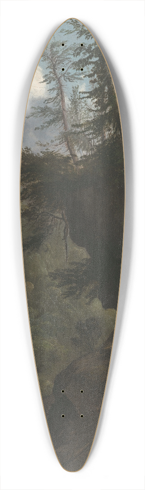 Robert S. Duncanson - The Caves 39.3 inch art pintail longboard deck