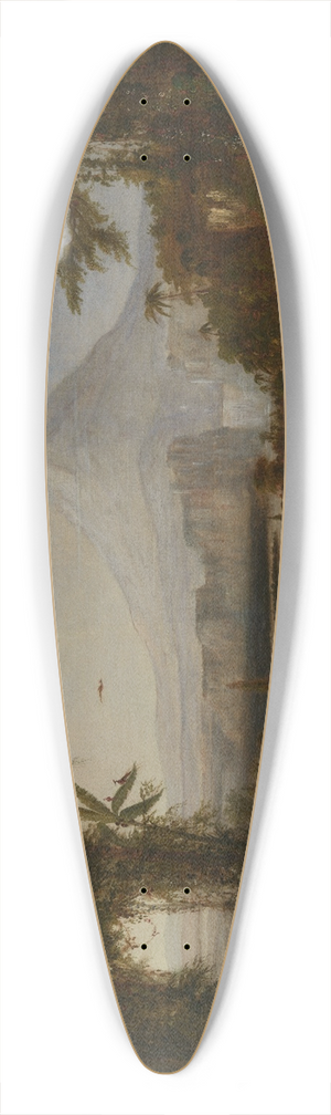 Robert S. Duncanson - The Garden of Eden 39.3 inch art pintail longboard deck