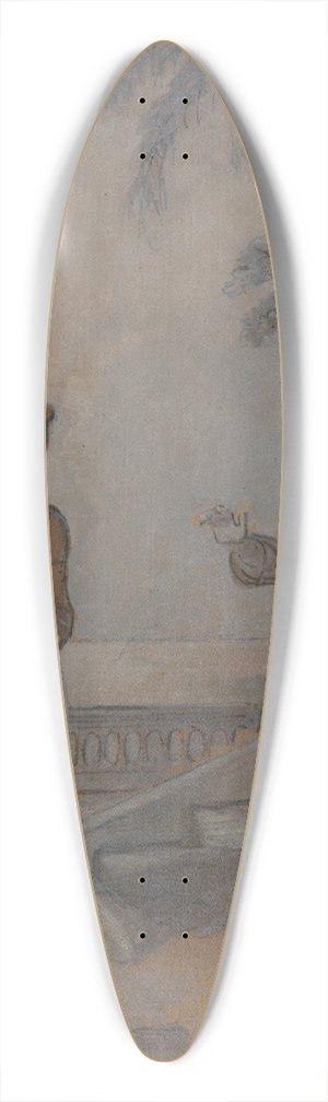 Robert Smirke - One from Illustrations to Shakespeare 39.3 inch art pintail longboard deck