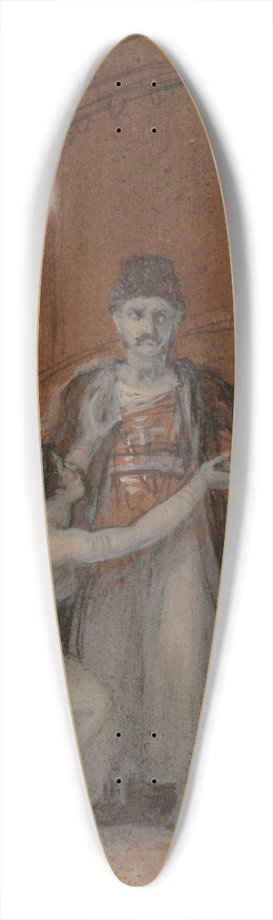 Robert Smirke - One from Illustrations to Shakespeare 39.3 inch art pintail longboard deck