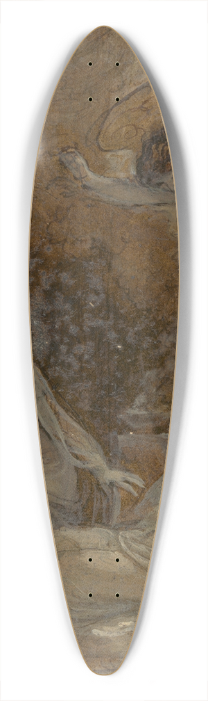 Robert Smirke - One from Illustrations to Shakespeare 39.3 inch art pintail longboard deck