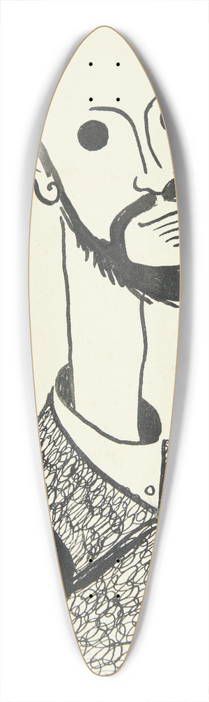 Robert Storm Petersen - Portrt af maleren og keramikeren Chr Joachim 1870-1943 39.3 inch art pintail longboard deck