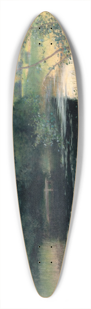 Robert Thegerstrm - Summer Evening 39.3 inch art pintail longboard deck