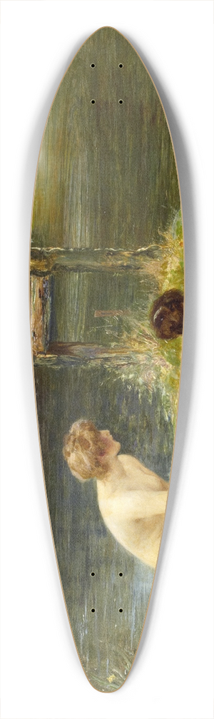 Robert Walker Macbeth - A Summer Morning 39.3 inch art pintail longboard deck