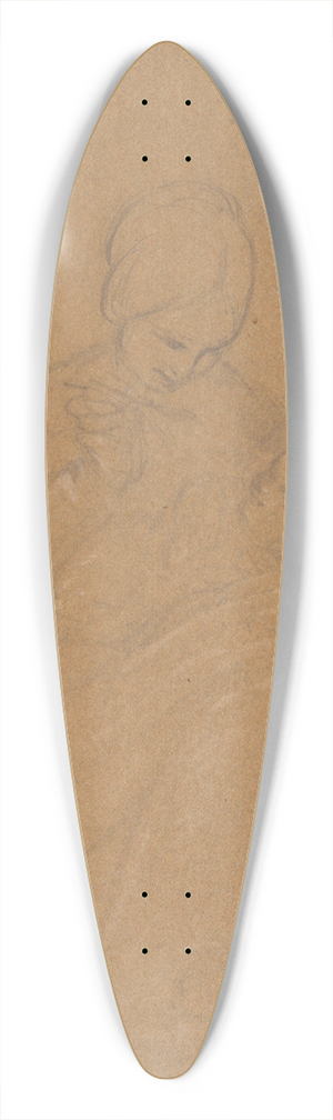 Robert Walter Weir - Mother andChild 39.3 inch art pintail longboard deck Robert Walter Weir - Mother andChild 39.3 inch art pintail longboard deck