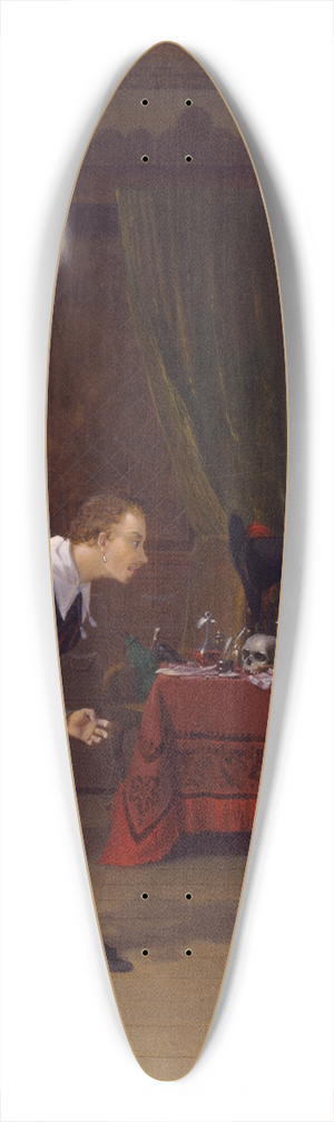 Robert Walter Weir - The Merry Wives of Windsor; Dr. Caius, Simple and Dame Quickly 39.3 inch art pintail longboard deck Robert Walter Weir - The Merry Wives of Windsor; Dr. Caius, Simple and Dame Quickly 39.3 inch art pintail longboard deck
