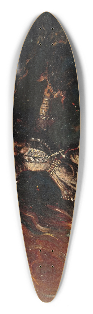 Robert Wilhelm Ekman - Lemminkinen And The Fiery Eagle 39.3 inch art pintail longboard deck