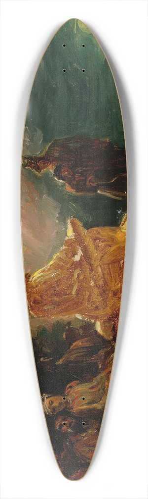 Robert Wilhelm Ekman - Vinminens Call, Sketch 39.3 inch art pintail longboard deck