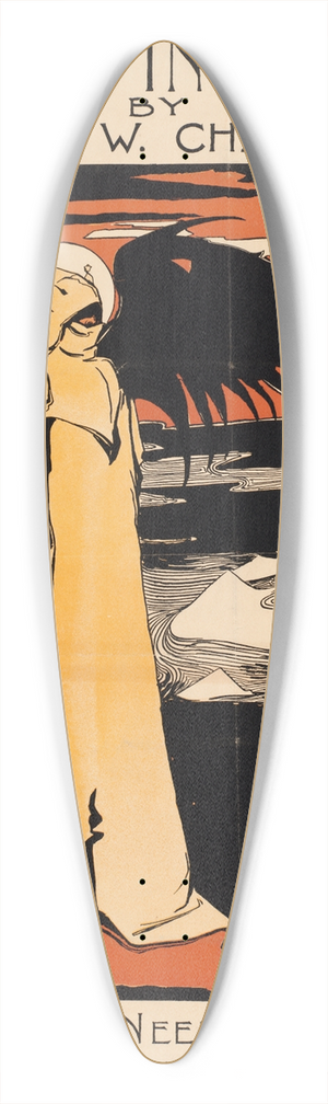 Robert William Chambers - The king in yellow, by Robert W. Chambers 39.3 inch art pintail longboard deck
