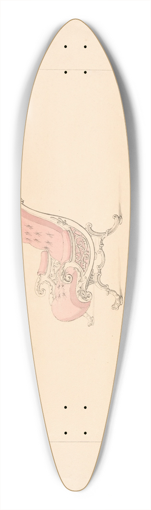 Robert William Hume - Design for Spanish Chair 39.3 inch art pintail longboard deck