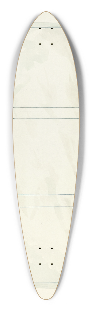 Robert W.R. Taylor - Restoration Drawing 39.3 inch art pintail longboard deck