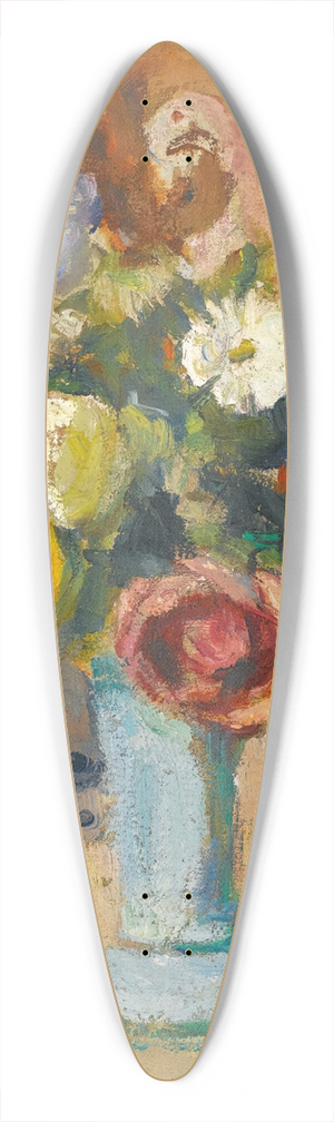 Roderic O'Conor - Vase Of Flowers 39.3 inch art pintail longboard deck