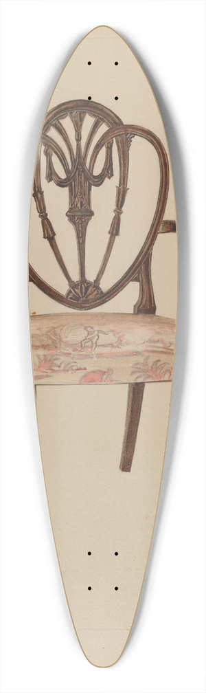 Rolland Livingstone - Armchair 39.3 inch art pintail longboard deck