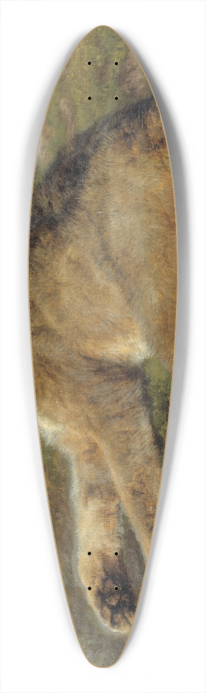 Rosa Bonheur - Wild Cat 39.3 inch art pintail longboard deck