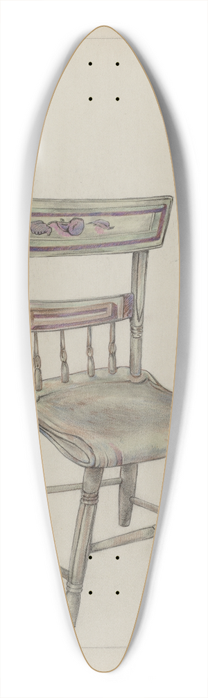 Rosa Burger - Pa. German Chair 39.3 inch art pintail longboard deck