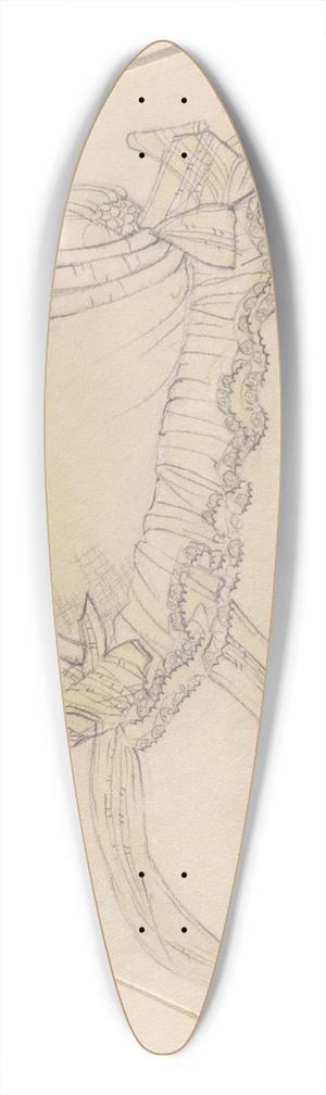 Rosalia Lane - Cap 39.3 inch art pintail longboard deck