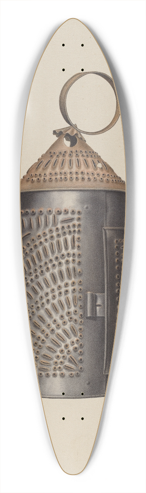 Rose Campbell-Gerke - Lantern 39.3 inch art pintail longboard deck