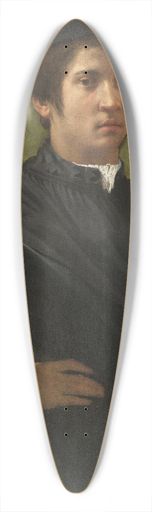 Rosso Fiorentino - Portrait of a Man 39.3 inch art pintail longboard deck Rosso Fiorentino - Portrait of a Man 39.3 inch art pintail longboard deck