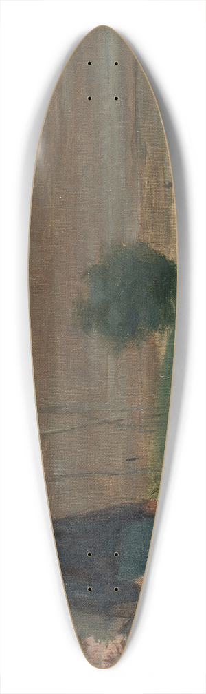 Roussel-Go - Le Soir 39.3 inch art pintail longboard deck Roussel-Go - Le Soir 39.3 inch art pintail longboard deck