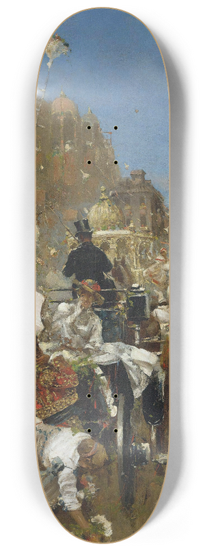 Daniel Hernndez Morillo - Il Corso Mascherato, Rome 8.25 inch art skate deck
