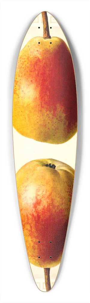 Royal Charles Steadman - Pyrus communis: Clapps Favorite 39.3 inch art pintail longboard deck