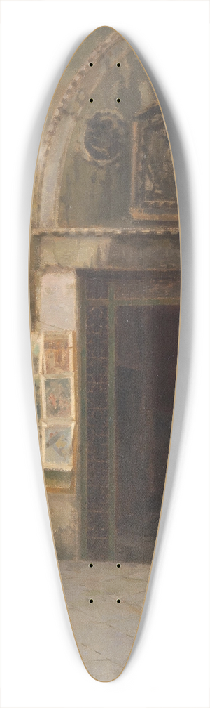 Rubens Santoro - Venice, Colourful Prints 39.3 inch art pintail longboard deck