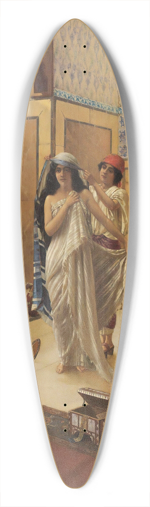 Rudolf Ernst - After The Bath 39.3 inch art pintail longboard deck