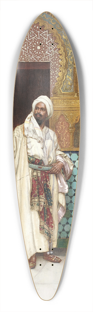 Rudolf Ernst - An elegant chieftain in his palace 39.3 inch art pintail longboard deck