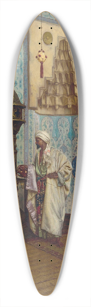 Rudolf Ernst - In the Mosque 39.3 inch art pintail longboard deck