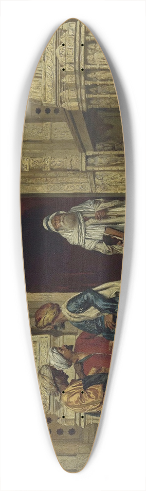 Rudolf Ernst - Outside The Mosque 39.3 inch art pintail longboard deck Rudolf Ernst - Outside The Mosque 39.3 inch art pintail longboard deck