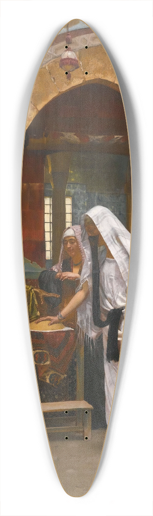 Rudolf Ernst - The Fortune Teller 39.3 inch art pintail longboard deck