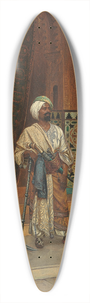 Rudolf Ernst - The Palace Guard 39.3 inch art pintail longboard deck