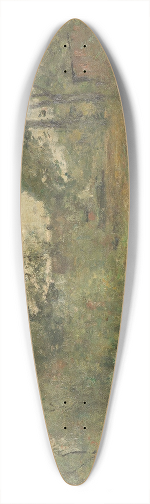 Rudolf Hckner - Bauernhof unter Bumen 39.3 inch art pintail longboard deck