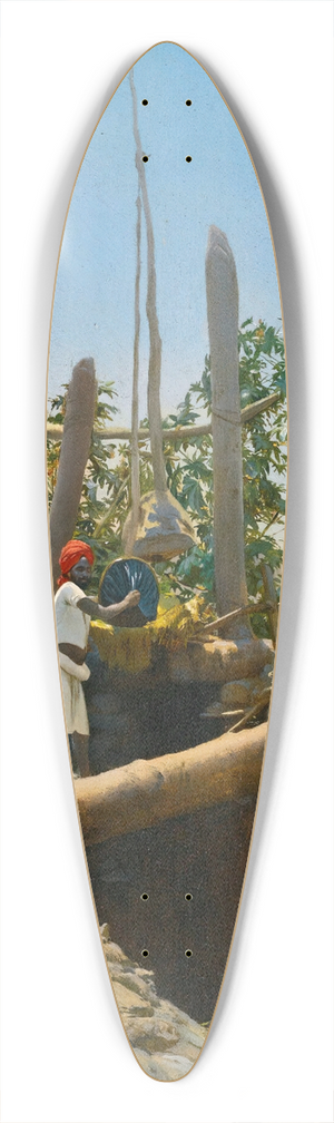 Rudolf Swoboda - In Nubia 39.3 inch art pintail longboard deck