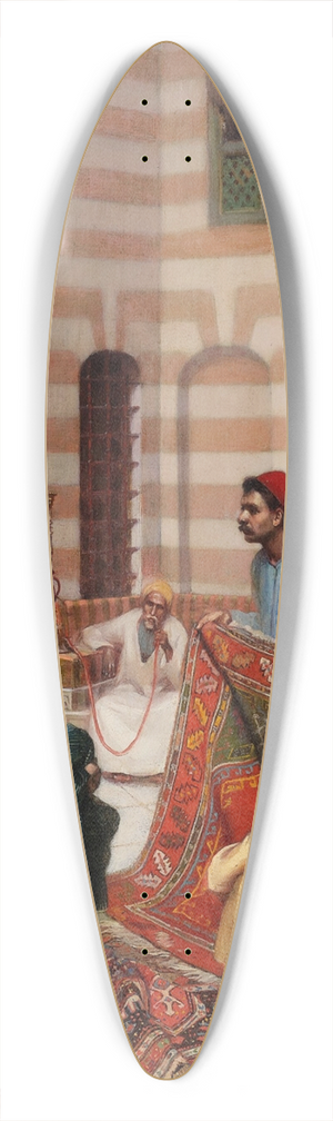 Rudolf Weisse - The Carpet Merchant 39.3 inch art pintail longboard deck