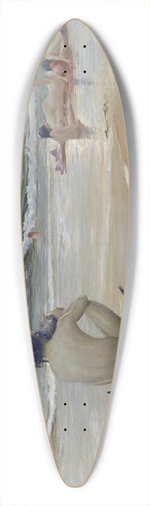 Rupert Bunny - Sea Idyll 39.3 inch art pintail longboard deck