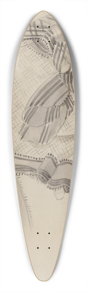 Ruth Bialostosky - Bonnet 39.3 inch art pintail longboard deck