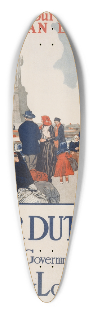 Sackett & Wilhelms - Remember your first thrill of American liberty Your duty  Buy United States government bonds 39.3 inch art pintail longboard deck