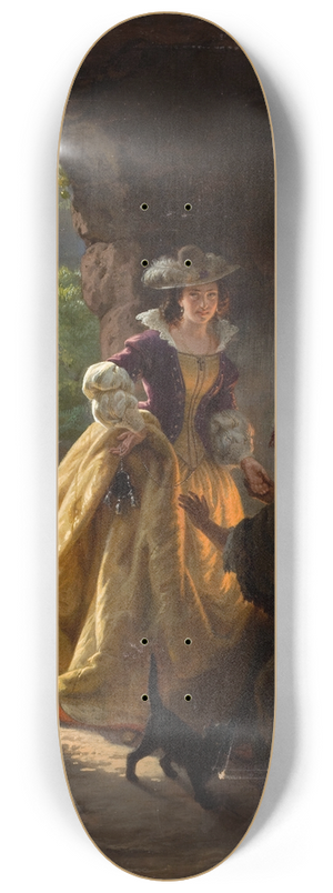 Daniel Maclise - Gypsy Fortune Teller 8.25 inch art skate deck