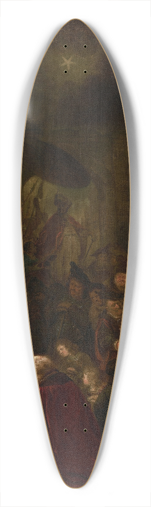 Salomon Koninck - The Adoration of the Magi 39.3 inch art pintail longboard deck