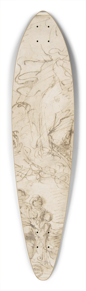 Salvator Rosa - An Apparition 39.3 inch art pintail longboard deck