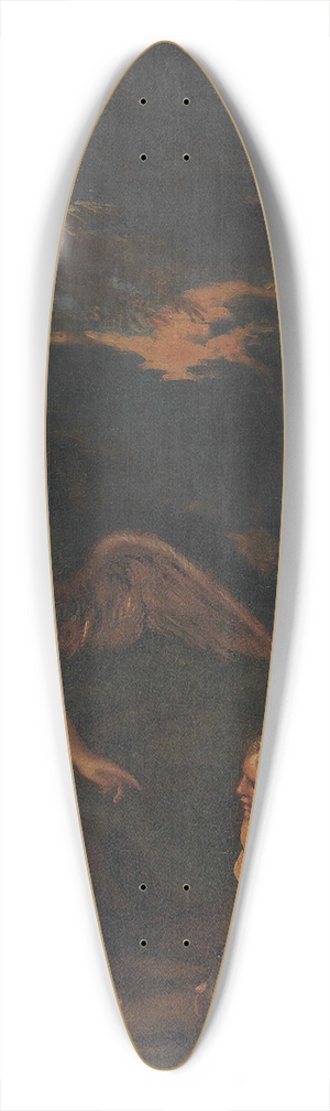 Salvator Rosa - Tobias and the Angel 39.3 inch art pintail longboard deck