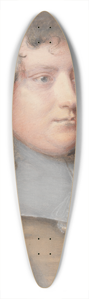 Samuel Cooper - Portrait of a Gentleman 39.3 inch art pintail longboard deck