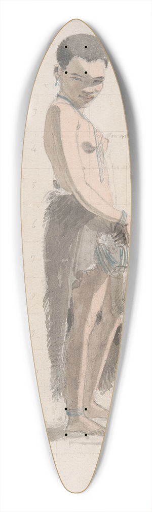 Samuel Daniell - Korah Girl with a Jar 39.3 inch art pintail longboard deck