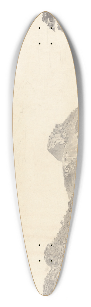 Samuel Davis - Figures by a Lake 39.3 inch art pintail longboard deck Samuel Davis - Figures by a Lake 39.3 inch art pintail longboard deck